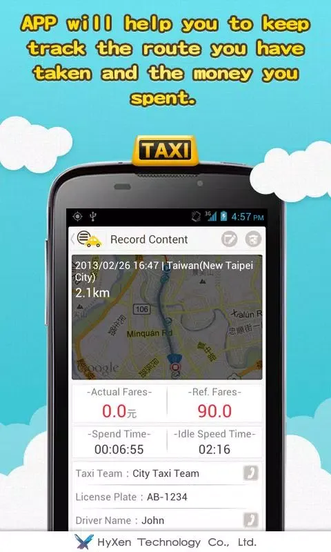 Taximeter Screenshots
