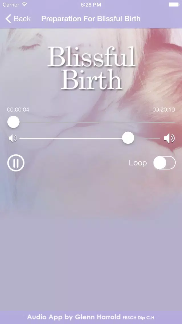Blissful Birth by Glenn Harrold & Janey Lee Grace: Advice & Self-Hypnosis Relaxation Screenshots