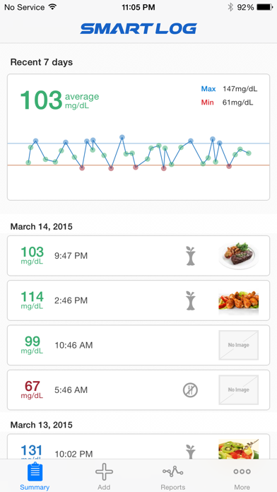 SmartLog (i-SENS) Screenshots