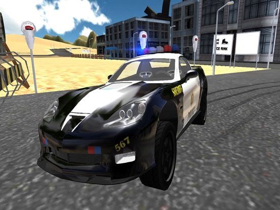 Zrzuty ekranu City Traffic Police Car Driving iPad 