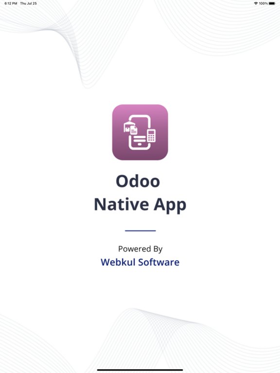 Odoo Native Mobile App iPad Screenshots