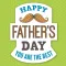 Happy Father's Day Sticker Set