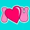 Kawaii Hearts Love Stickers