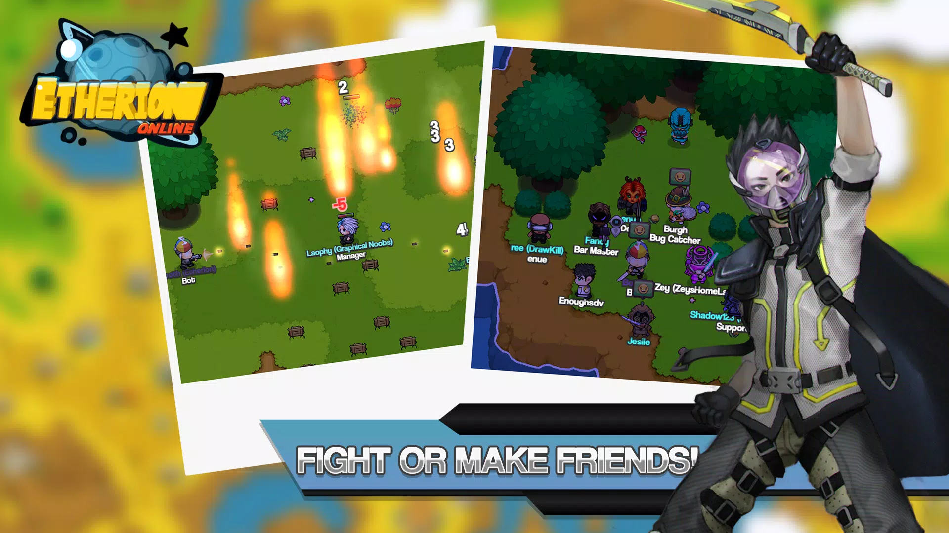 Ảnh chụp màn hình của Etherion Online RPG