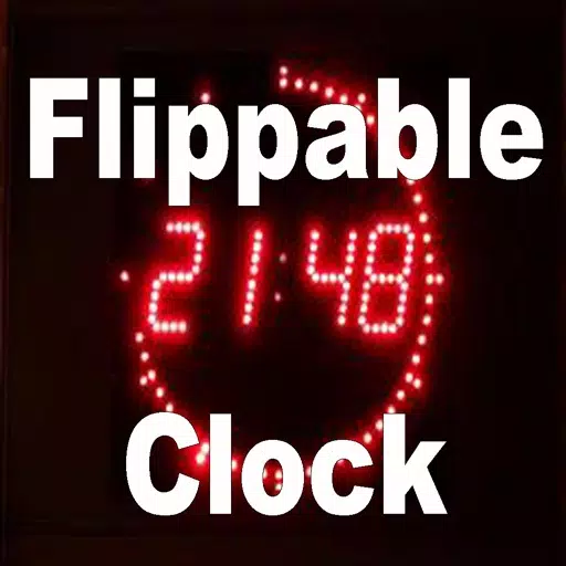 Flippable Clock.Digital Clock Flippable Clock.Digital Clock