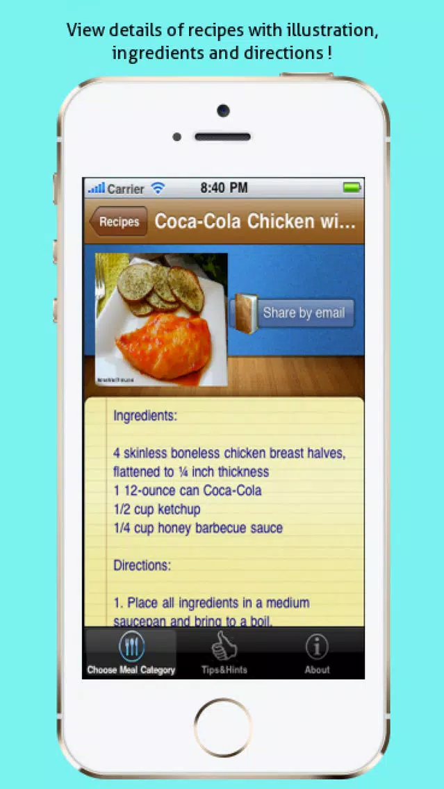 Quick and Easy Meal Recipes Screenshots