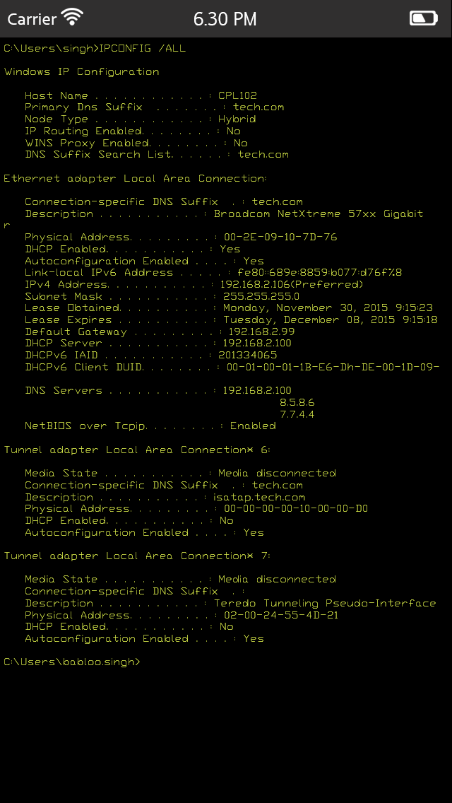 CMD Line - MS DOS, CMD, Shell ,SSH, WINDOWS, TERMINAL, CONSOLE, SERVER AUDITOR Screenshots