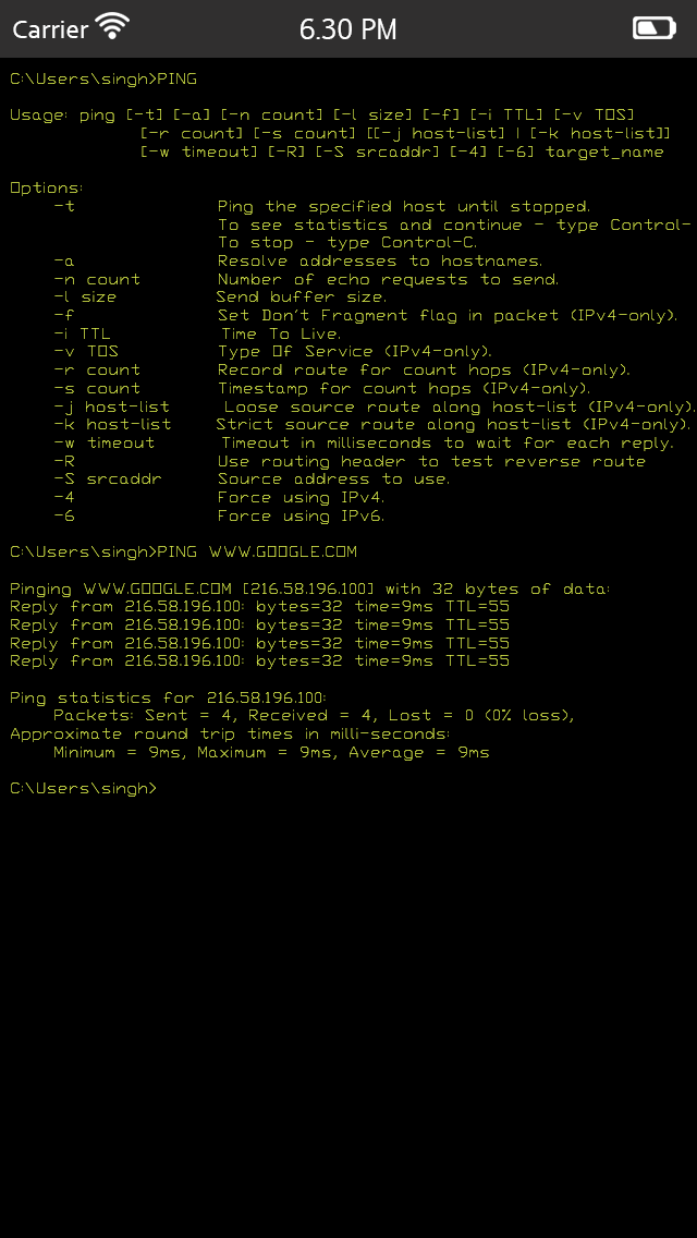 CMD Line - MS DOS, CMD, Shell ,SSH, WINDOWS, TERMINAL, CONSOLE, SERVER AUDITOR Screenshots