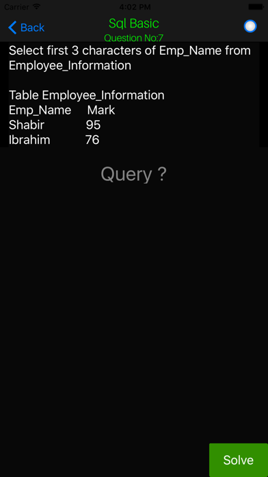 SQL Query - Learn How to create and manage Data Base in SQL! Screenshots
