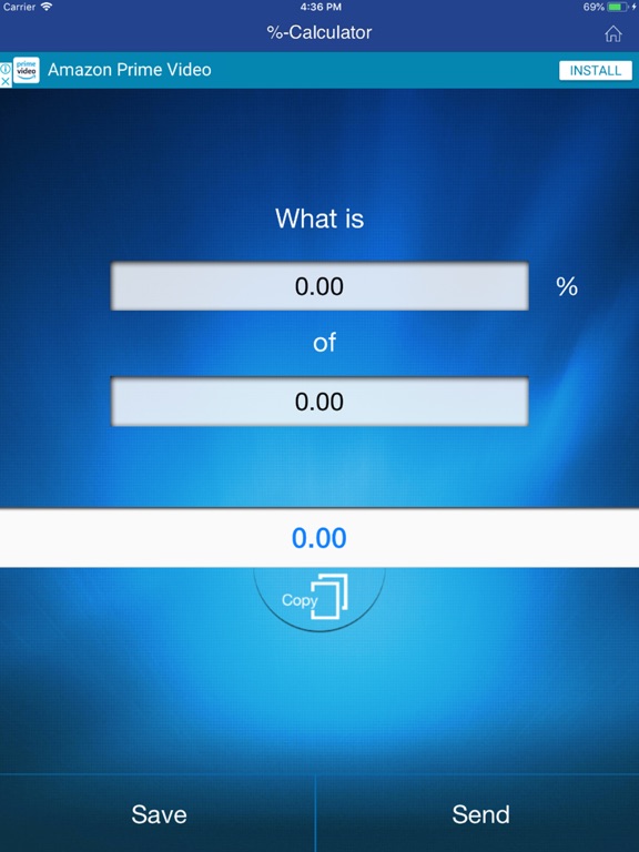 Percentage Calculators iPad Screenshots