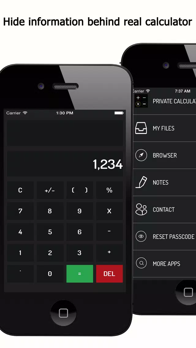 Private Calculator - Hide your photos/videos, keep secret Notes and hide personal Contacts and private browsing Screenshots