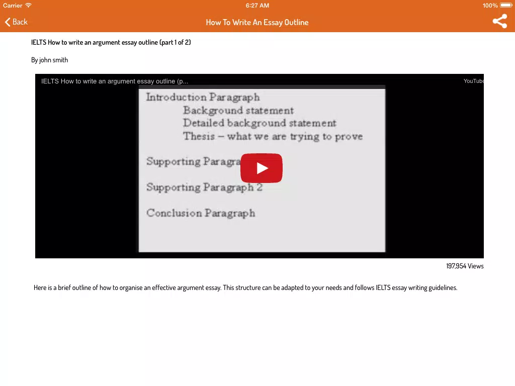 Essay Writing Guide - How To Write An Essay iPad Screenshots