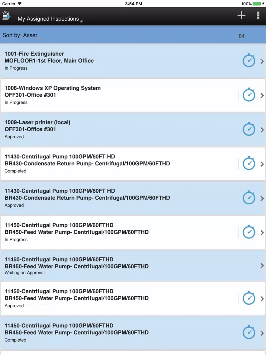 IBM Maximo Inspection iPad 應用截圖