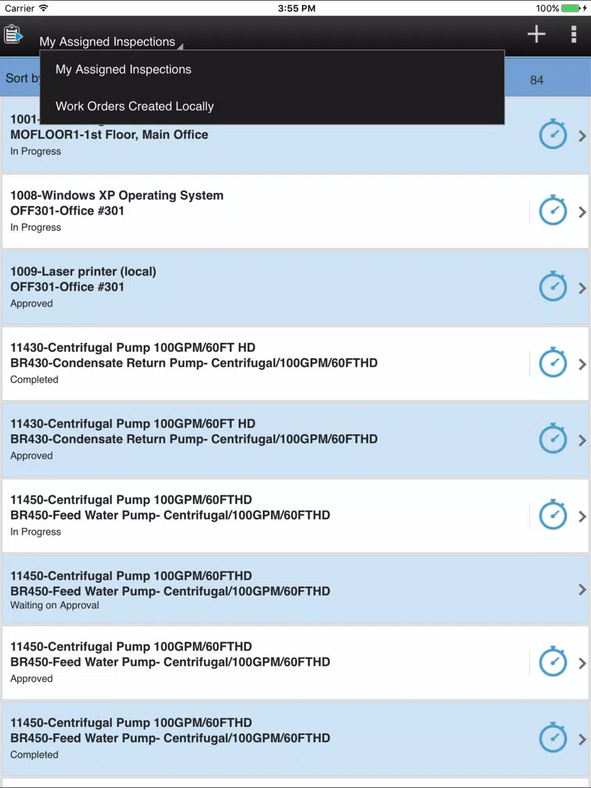 IBM Maximo Inspection iPad 應用截圖