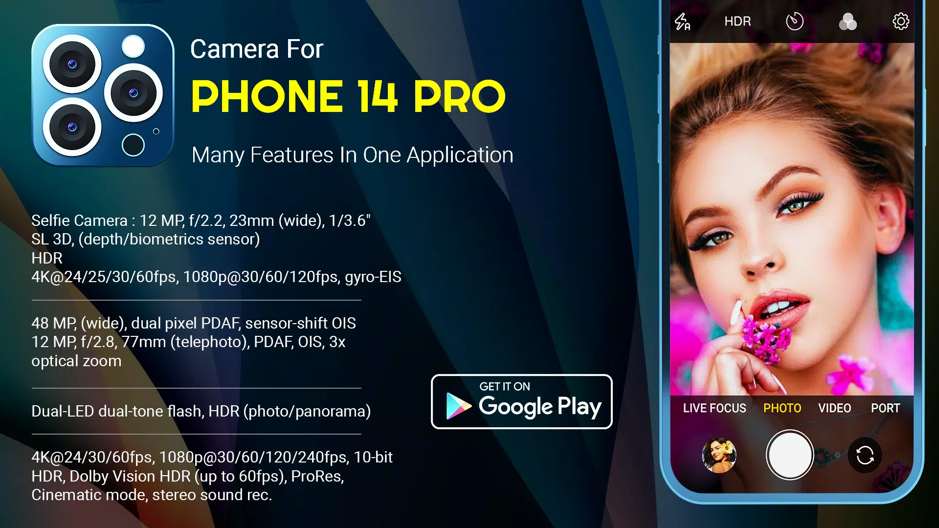 Camera For iphone 16 Pro Max Screenshots
