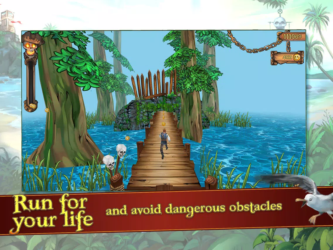 Ảnh chụp màn hình của Pirates Don't Run iPad 