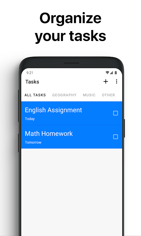 Timetable Screenshots
