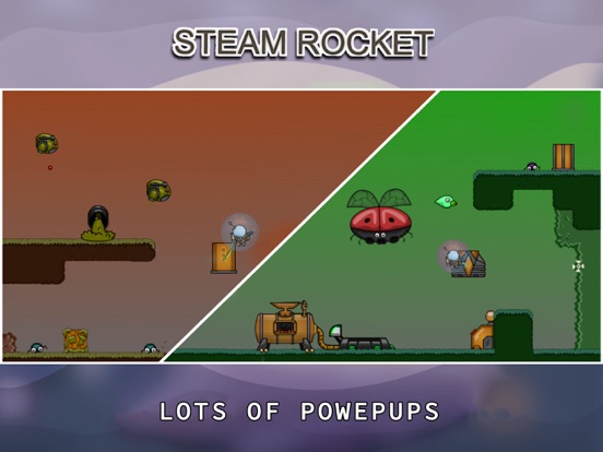 Steam Rocket: Platformer Game iPad 应用截图