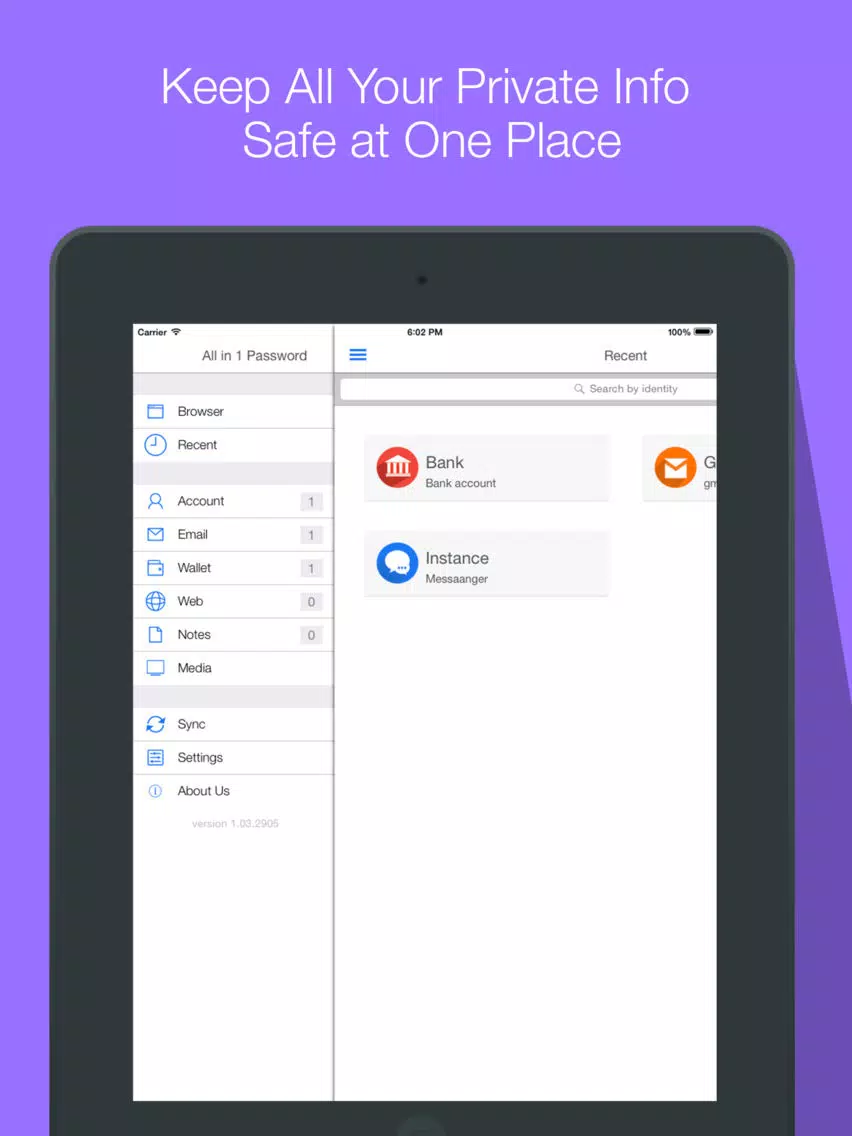 Screenshot di All in 1 Password Manager Lite & Secret Camera - Secure digital Wallet application to Hide Personal Data with Private Browser iPad