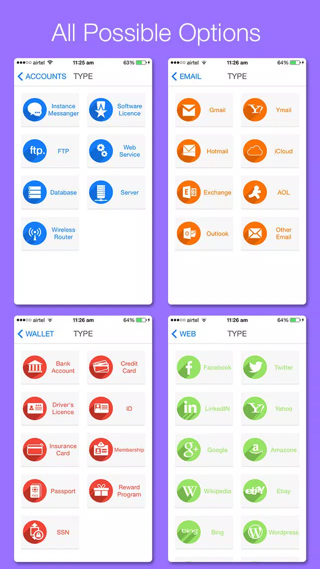 Screenshot di All in 1 Password Manager Lite & Secret Camera - Secure digital Wallet application to Hide Personal Data with Private Browser