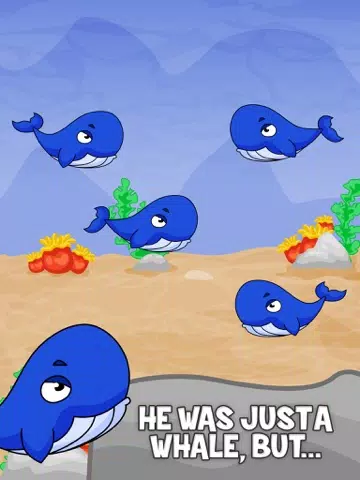 Ảnh chụp màn hình của Humpback Whale Evolution | Blue Fish Orca Clicker iPad 