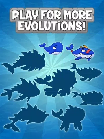 Ảnh chụp màn hình của Humpback Whale Evolution | Blue Fish Orca Clicker iPad 