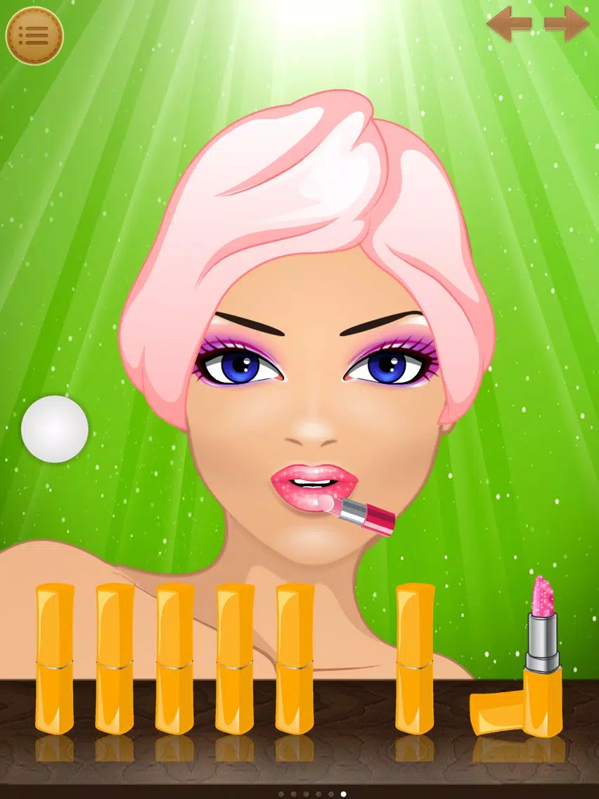 Fashion Model spa,Makeover,Dressup free girls games. iPad Screenshots