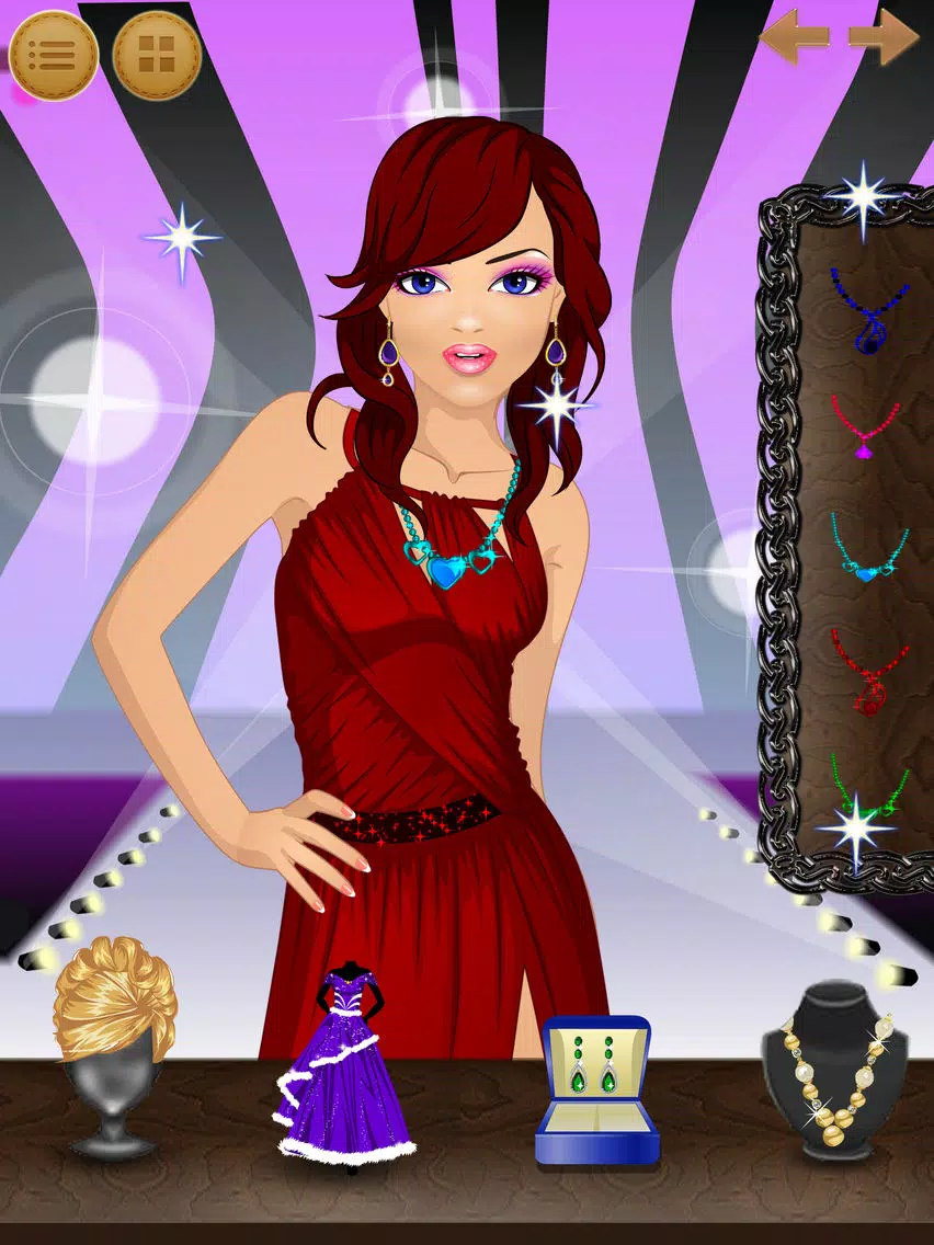 Fashion Model spa,Makeover,Dressup free girls games. iPad Screenshots