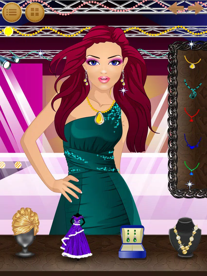 Fashion Model spa,Makeover,Dressup free girls games. iPad Screenshots