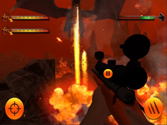 Futuristic Dragon War:Sniper Dino Hunt iPad 应用截图