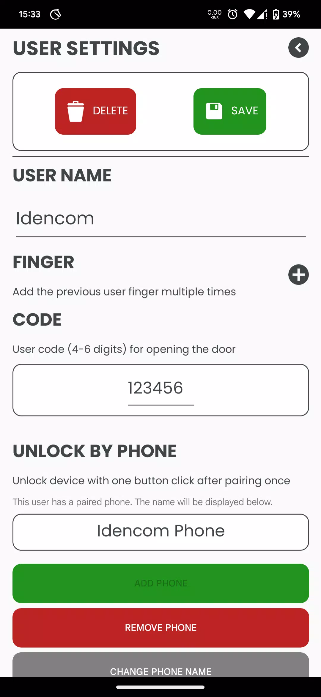 BioKey Kombi 4-in-1 Screenshots