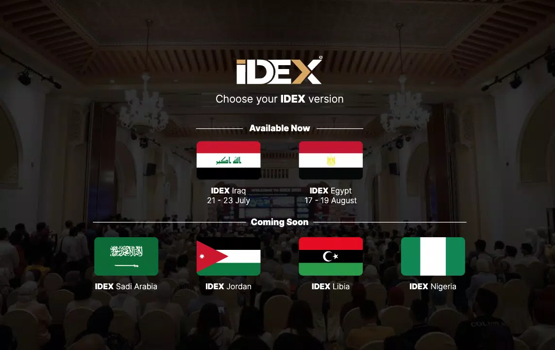 IDEX Event Screenshots
