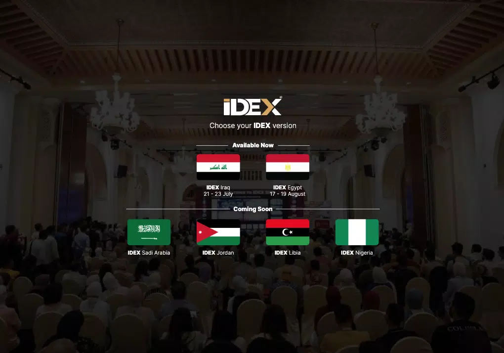 IDEX Event Screenshots