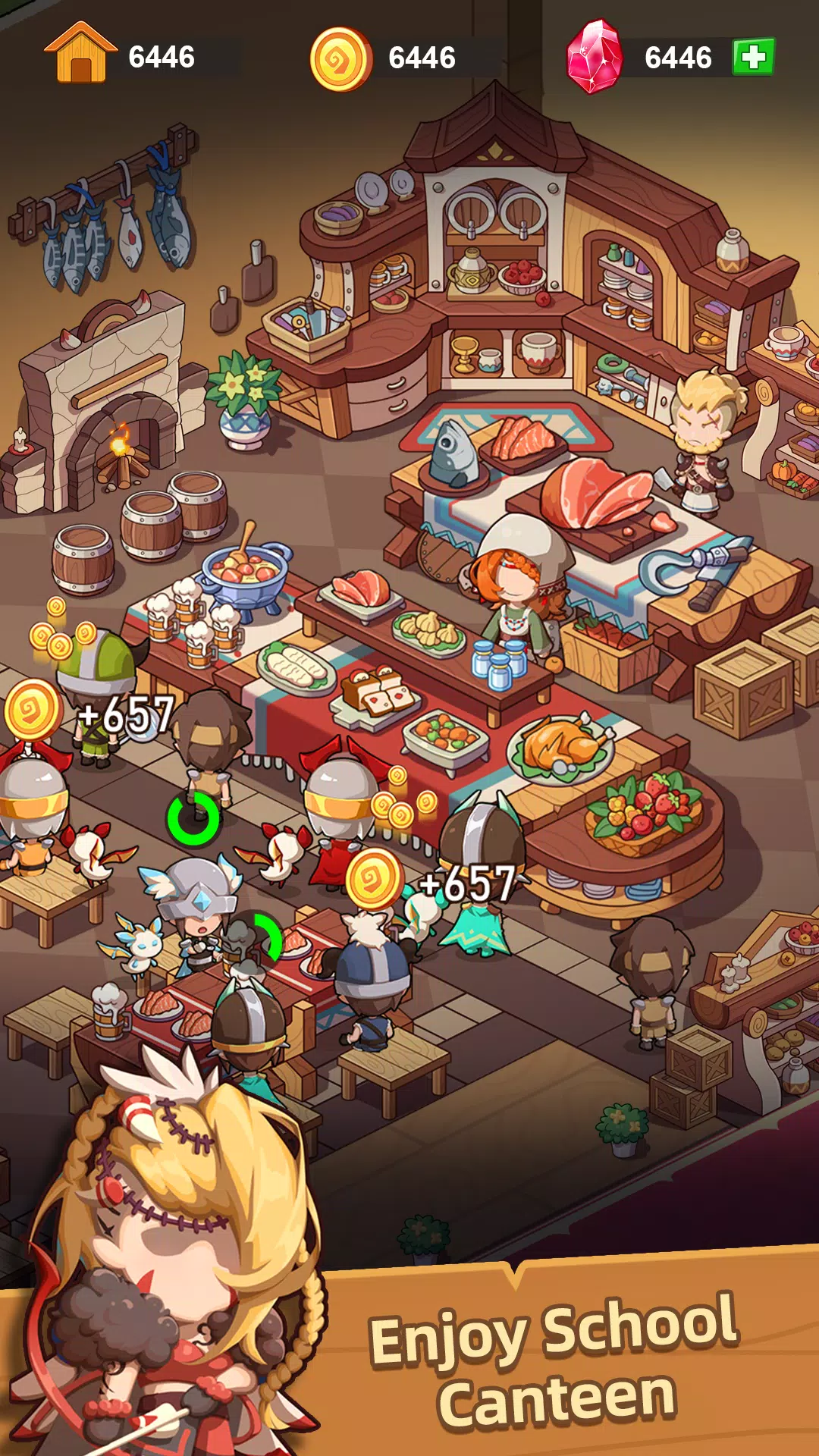 Idle Dragon School—Tycoon Game Screenshots