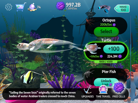 Скриншоты Idle Sea World! iPad