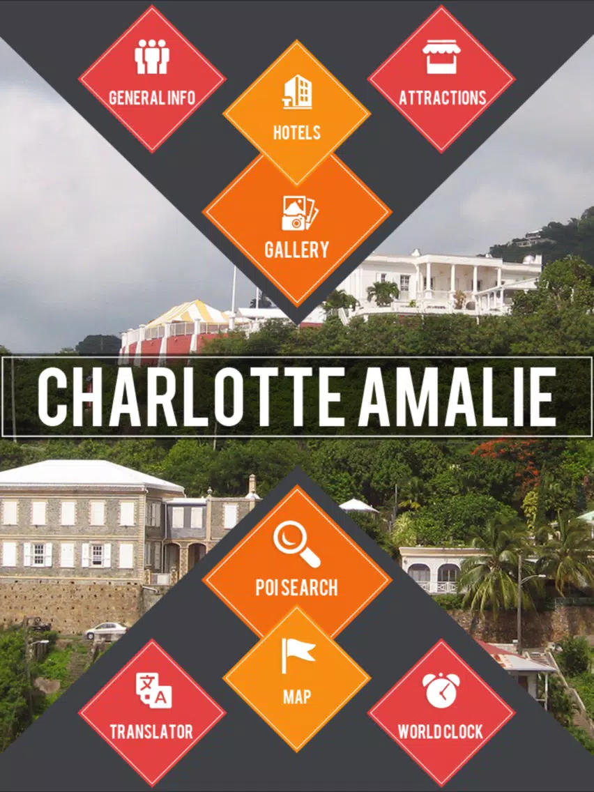 Charlotte Amalie Travel Guide iPad Screenshots