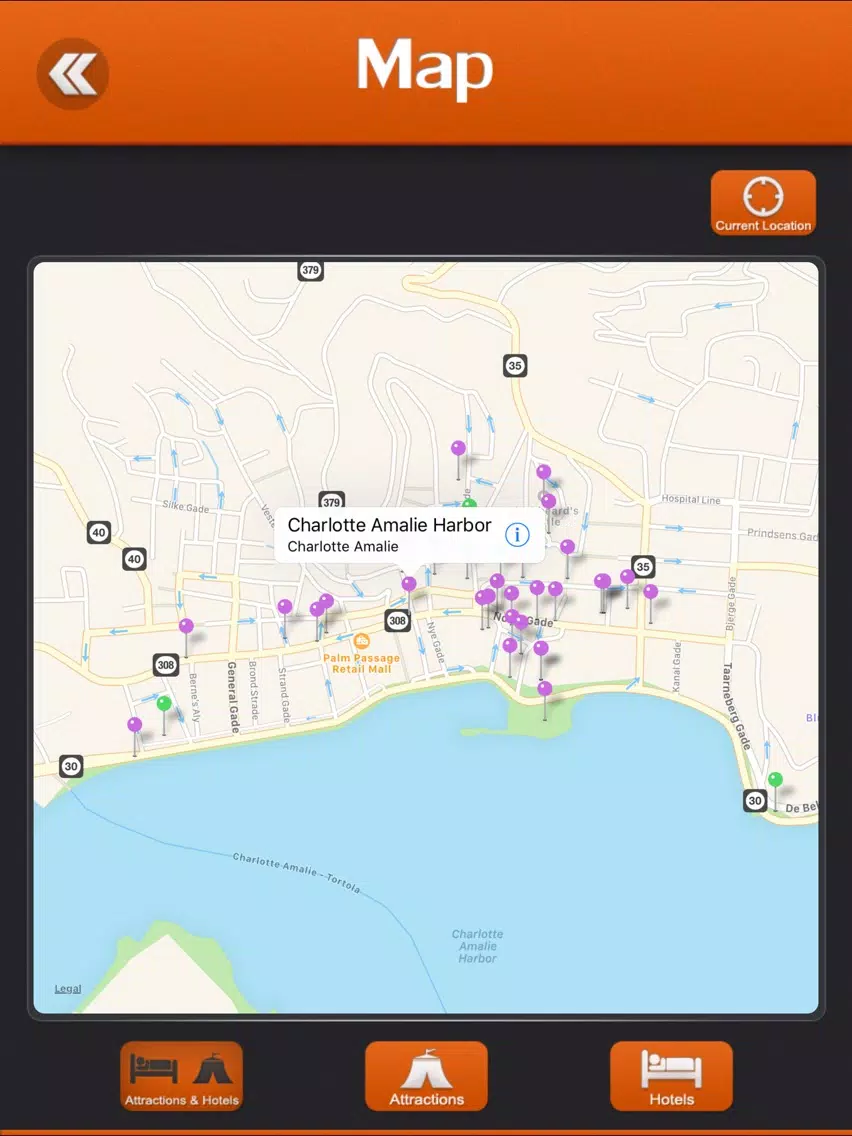 Charlotte Amalie Travel Guide iPad Screenshots
