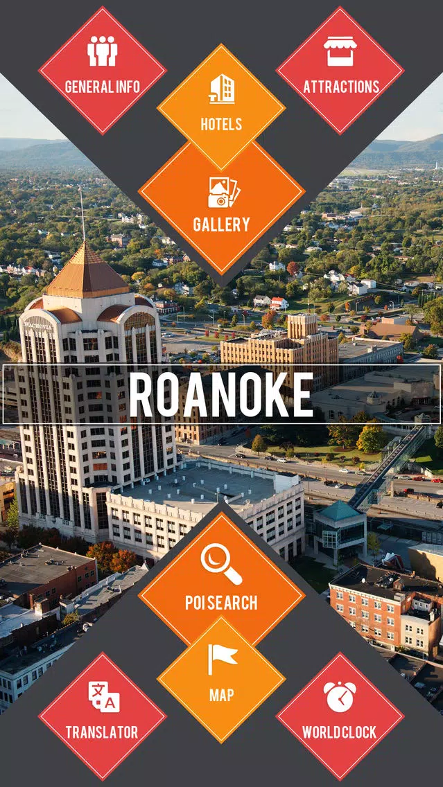Roanoke Visitor Guide Screenshots