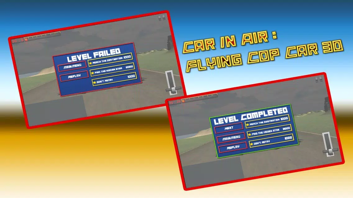 Car In Air : Flying Cop Car 3D Screenshots