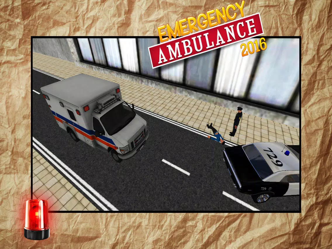Emergency Ambulance 2016 Game iPad Screenshots
