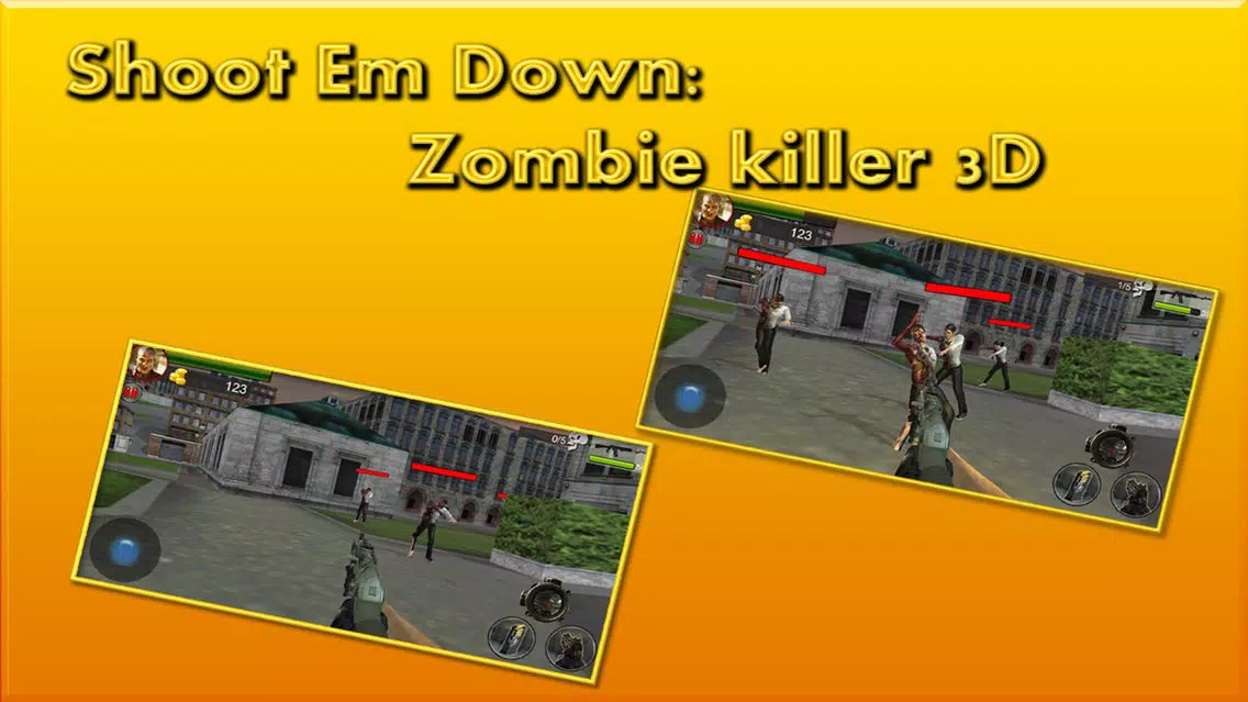 Shoot Em Down:Zombie killer 3D應用截圖