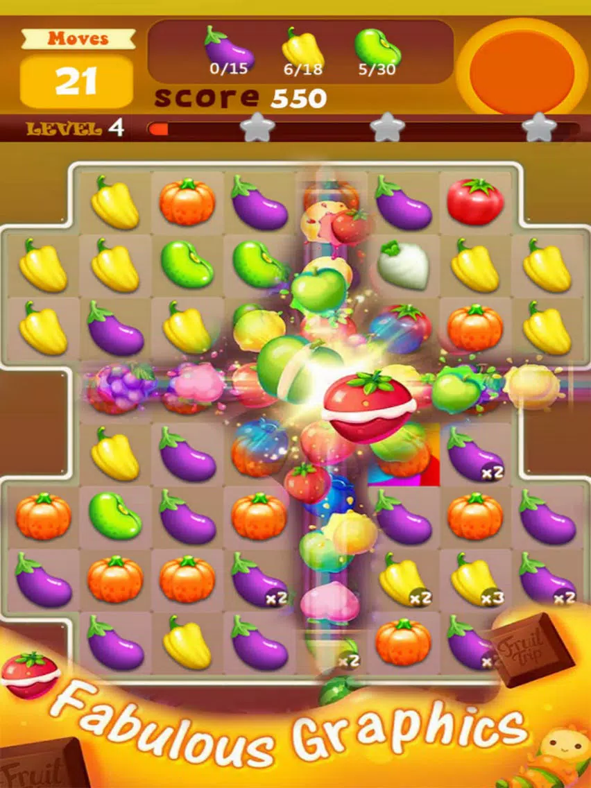 Farm Fruit:Super Garden Match iPad Screenshots