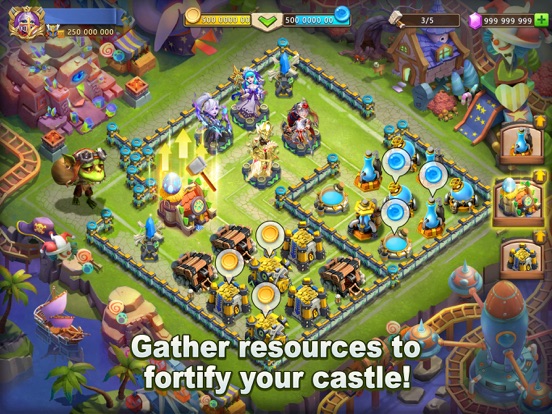 Capturas de tela do Castle Clash: World Ruler iPad 