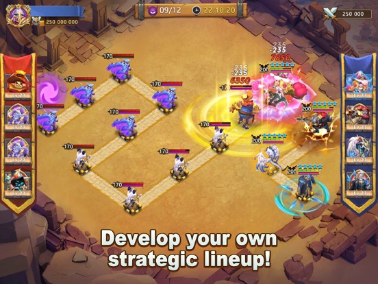 Capturas de tela do Castle Clash: World Ruler iPad 