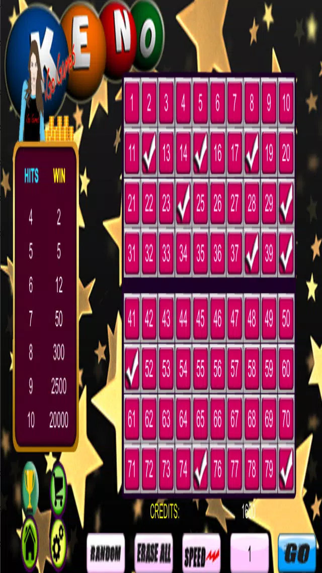 Lucky Streak Keno Screenshots
