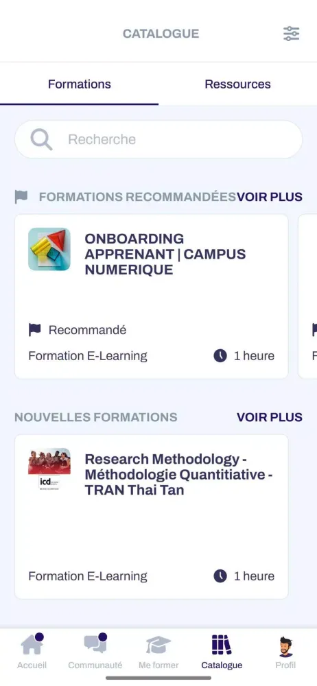 MonCAMPUS Screenshots