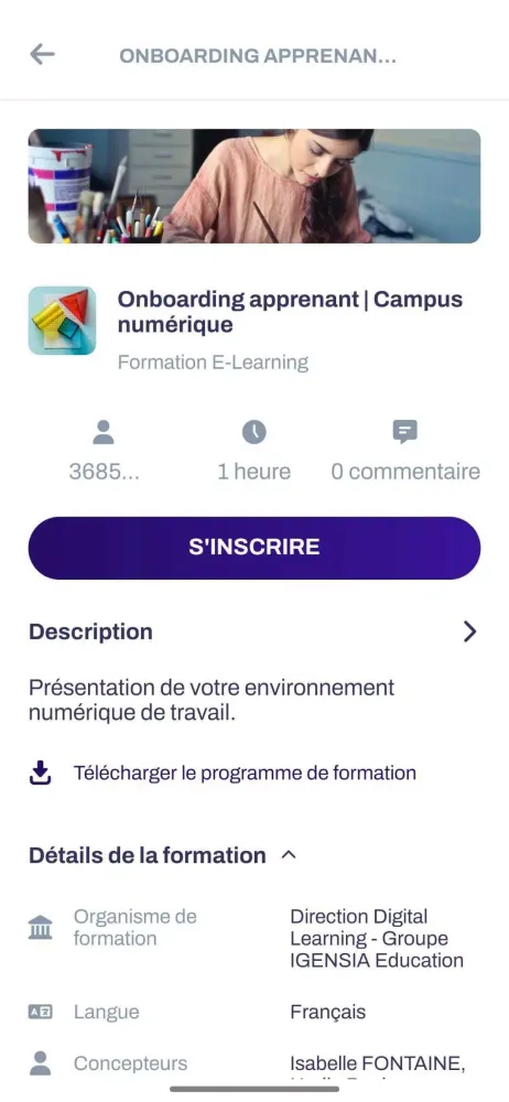 MonCAMPUS Screenshots