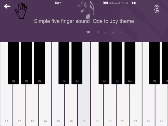 Easy Piano learning iPad Screenshots