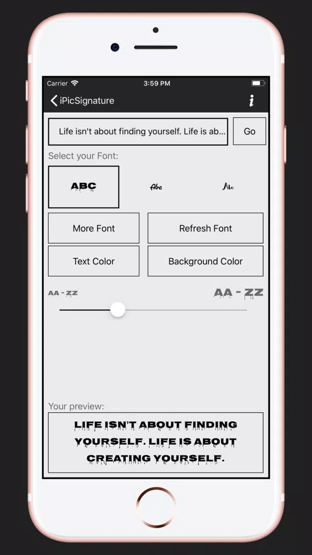 iPicSignature Screenshots