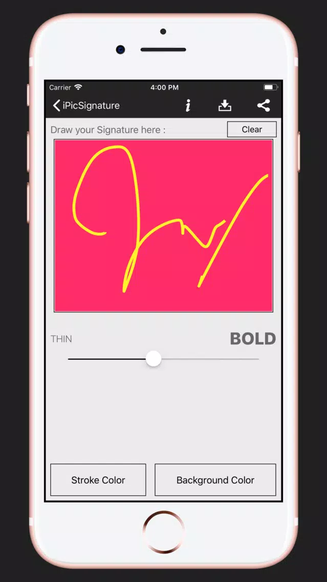 iPicSignature Screenshots